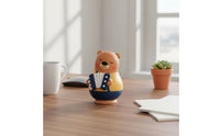 Nesting Doll Design Bear Ornament Musical Instrument Theme for Desktop