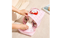 Top Handle Portable Shoe Storage Bag Rectangular Zippered Shoe Bag Upright Easy to Clean