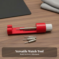 Watch Link Remover Sturdy Metal Watch Pin Remover Strap Adjustment Tool Kit Wide Compatibility Sturdy Construction