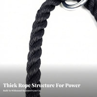 Molded Grips Cable Pull down Rope 70 Cm Cable Attachment Rope Braided Fitness Accessory Thick