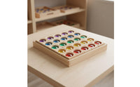 25 Pieces Acrylic Gem Blocks Bright Bright Shades Cube Blocks Light-Catching Children's Learning Toys for Young Children, Preschool
