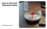Resin Toadstool Pendants Luminescent in the Dark Resin Toadstool Pendant DIY