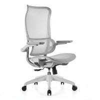 135-Degree Recline Swivel Chair with Armrests Adjustable Height Ergonomic Mesh Back Chair Support Office Furniture Padded Seat Cushion for Telecommuting Workers, Students, Gamers, Study Room, Gaming Setup