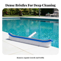 Pool Wall Scrubber Dense Bristles Heavy Duty Pool Brush Efficient Cleaning