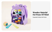 Hand-Eye Coordination Wooden Owl Board Game Educational Wooden Owl Game Early Learning Kids Activity Parent-Child Play