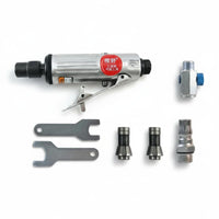 Pneumatic Die Grinder Kit Compact Size Air Powered Rotary Tool Set Aluminum Body