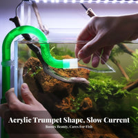 Acrylic Lily Pipe Dispersed Flow Enhances Gas Exchange for Nano Tanks