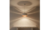 Modernist Pendant Light Adjustable Cord Sunset Hanging Lamp Easy Install Mid Period Pendant Light