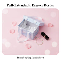 Sliding Drawer Gift Box Multi-Purpose Sliding Sleeve Box Sturdy Construction Present Container for Friends, Couples, Party Favors, Weddings, Birthdays