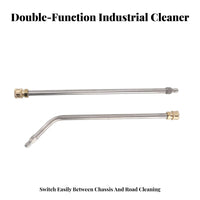 4000 PSI 16 Inch Surface Cleaner Easy to Switch Modes Pressure Washer Undercarriage Cleaner Includes Extension Wands for Driveway, Workshop