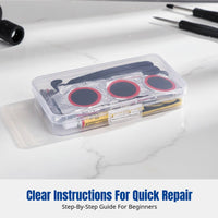 Bike Repair Kit, Patch Tool Set, Cold Patch, Portable Glue for Maintenance