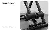 Adjustable Incline Inversion Table Comfortable Ankle Holders Weight-Assisted Inversion Machine Heavy Duty Back Stretcher Table Foldable Design for Home Use