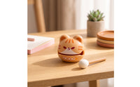 Wooden Aquatic Creature Toy with Striker Compact Hand-Held Toy for Adults