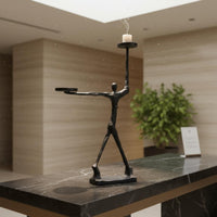 Human Figure Candle Holder Decorative Centerpiece Table Ornament Stable Base Home Decor for Showroom, Restaurant