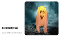 illuminated Hanging specter Luminous specterShaped Light set Outdoor Use Halloween decoration for Party Hosts, residents, spooky attraction, Garden, Indoors