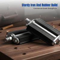 Cycle Pedal, Iron and Rubber, Sturdy, Anti-Slip, Utilitarian Design for Vintage Bike