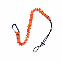 Elastic Tool Lanyard Coiled-Style Safety Gear Stitching for High-Altitude Work
