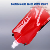 Foldable Hydration Water Bag, Soft Leakproof, For Outdoor, Cycling, Events