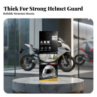 Glare-Reducing Helmet Visor Film Clear Vision Helmet Glare-Reducing Film Motorcycle Visor Light Screen Easy to Install
