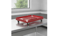 Slimline Pizza Tray Trolley Mobile Pizza Tray Dolly Heavy-Duty Space-Saving for Chefs