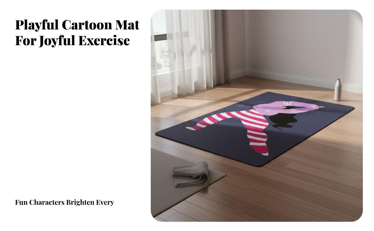 Shock Absorbing Jump Rope Mat Noise Reducing Jump Rope Mat Thickened Cushion Non-Slip Fitness Pad for Apartment Dwellers