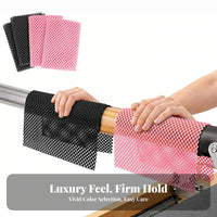 4 Pieces Pilates Reformer Grip Pad Anti-Skid Non-Slip Enhanced Stability Gym Equipment Grip Pad for Dancers, Ballet Class