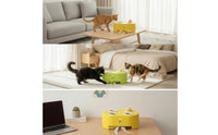 Cat Toy with Feather Teaser Solo Play Electric Cat Toy Pet for Cats, Kittens, Indoor