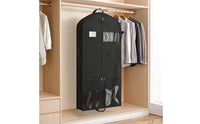 Garment Cover with Pockets Zippered Garment Bag with Pockets Suit Bag with Handles Travel-Friendly Foldable for Travelers