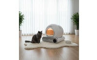 Extra Large Capacity Smart Self-Cleaning Litter Box Safety Sensors App-Controlled Litter Box Easy to Clean for Travel