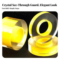 Bangle Protection Tape High Clearness Anti Scratch Jewelry Film Residue Cling Bracelet Film for Storage, Retail Display, Transportation