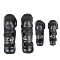 4 Pieces Knee and Elbow Pads Hard shelling Knee Pads Adjustable Guarding Gear Set for Kids, Bicycling
