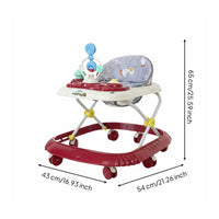 Multi-Functional Music Tray Stroller Anti-Tip Foldable Baby Stroller Stable Design Easy Storage for Babies, Infants, Toddlers