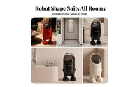 Rounded Feet Capsule Trash Can Glossy Flip-Top Trash Can Smooth Flip-Top Garbage Bin Tall