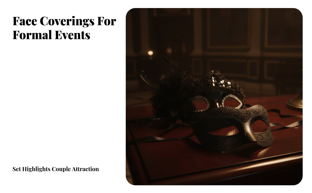 Elegant Masquerade Face Covering With