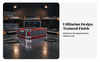 Audio Equipment Audio Transport Enclosure Heavy Duty Aluminum Secure Twist for Sound Technicians, DJs, Traveling, Stage