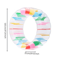 Inflatable Water Wheel Thick PVC Colorful Inflatable Tube Aquatic Fun Roller Tube for Kids, Outdoor, Pool