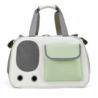 Large Capacity Pet Shoulder Bag Breathable Soft-Sided Pet Carrier Lightweight Dog Carrier Bag Stylish Design for Car Rides, Vet Visits
