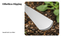 Stainless Steel Garden Trowel Multi-Purpose All-Steel Digging Tool Long-Lasting