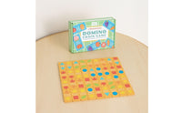 Wooden Dominoes Classic Domino Game with Wooden Blocks Domino Blocks Matching Toy Colorful for Children, Playroom, Classroom