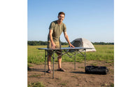 Roll up Camping Table Foldable Design Portable Picnic Table Quick Setup for Beach, Backyard
