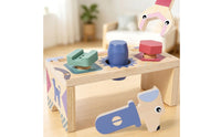Tool Table Toy Geometric Blocks Children's Playset Hand-Eye Coordination