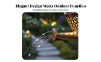 Flowing Water Effect Watering Can Solar Light Energy Saving Solar Watering Can Light Waterproof for Landscape, Patio, Pathway