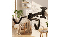 Bike Wall Mount Hanger Telescoping Bike Wall Mount Cycle Hanger with Adjustable Arm Space-Saving Retractable for Cyclists