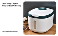 Moisture-Proof Rice Storage Bin Multi-Use Rice Storage Container Space-Saving Design for Countertop