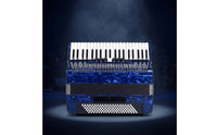 Piano Accordion 120 Bass Accordion with Bag Premium Musical Instrument for Stage Performance, Practice