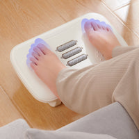Anti-Slip Under-Desk Footrest Thickened Massage Footrest Exposed Base Under Desk Foot Massager Plastic