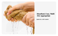 Thickened Material Dog Bath Towel Non-Shedding Absorbent Pet Towel Machine Washable for After Swimming, Car, Home