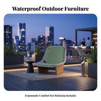 Waterresistant Wicker Lounge Set sun-resistant 4-Piece Patio Seating Group All-Weather Outdoor Furnishing Low Maintenance for Hotel Owners, Guesthouse proprietors, Garden, Courtyard, posterioryard, Porch