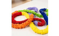 Elastic Activity Rope Ruffled Group Movement Rope Sensory Band Flexible Equipment Comfortable for Children, Team Training