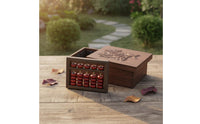 5-Rod Chinese Abacus Vintage Abacus with Gift Box Calculating Tool for Collectors, Home Decor